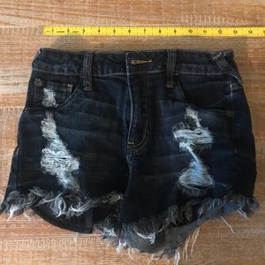 Just USA Dark Jean Denim Shorts